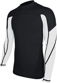 img 4 attached to ALLEZ Sleeve Athletic Swimwear Protection Sports & Fitness for Water Sports