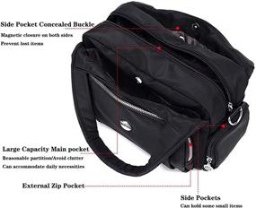 img 1 attached to MINTEGRA Waterproof Multi-Pocket Crossbody 👜 Shoulder Handbags & Wallets for Women