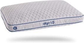 img 2 attached to 🛏️ Bedgear Align 1.0 Performance Pillow - Temperature Neutral - Ideal for Back, Stomach, Side, and Multi-Position Sleepers - Three Pillow Heights