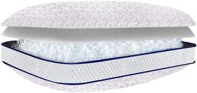 img 1 attached to 🛏️ Bedgear Align 1.0 Performance Pillow - Temperature Neutral - Ideal for Back, Stomach, Side, and Multi-Position Sleepers - Three Pillow Heights