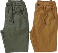 🩳 qlz summer casual beach shorts: stylish boys' clothing selection logo