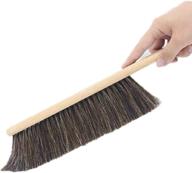 kingten horsehair counter duster: wood handle, wood block - all-in-one cleaning set for counters, gardening, furniture, and more! logo