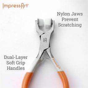 img 1 attached to SEO-optimized Product Name: ImpressArt Bracelet Bending Pliers for Bracelets Crafting, Beading & Jewelry Making