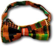 kente bowtie african print ankara logo