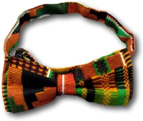 img 4 attached to Kente Bowtie African Print Ankara