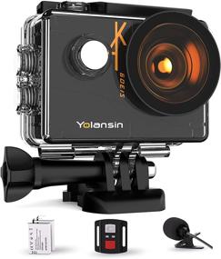 img 4 attached to Upgrade】 Yolansin Waterproof Underwater Camcorder