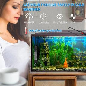 img 3 attached to 🐠 Woliver Aquarium Heater: Submersible Fish Tank Heater with Digital Temp Controller - Perfect for Saltwater, Freshwater, and Turtle Tanks