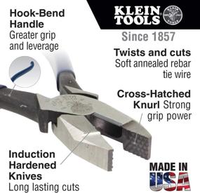 img 3 attached to Efficient and Reliable: Klein Tools D213 9STT Ironworkers Pliers