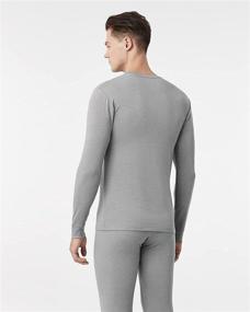 img 1 attached to LAPASA Heatgen Men's Long Sleeve Shirt: Ultimate Cold Weather Baselayer for Extra Warmth, Crew & Turtle Neck Thermal Top (M84/M104)