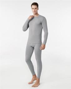 img 2 attached to LAPASA Heatgen Men's Long Sleeve Shirt: Ultimate Cold Weather Baselayer for Extra Warmth, Crew & Turtle Neck Thermal Top (M84/M104)