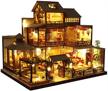 dollhouse miniature furniture handmade three story logo