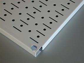 img 1 attached to Premium Galvanized Metal Wall Control Pegboard: Organize & Optimize Your Space