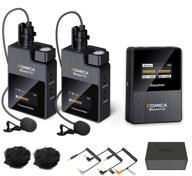 🎙️ comica boomx-d2 2.4g wireless lavalier lapel microphone system for dslr cameras, camcorders, iphone, android & more logo