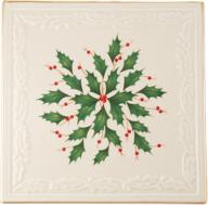 lenox 870020 holiday carved trivet логотип