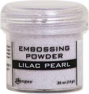 💜 lustrous lilac pearl embossing powder for crafters and artists logo