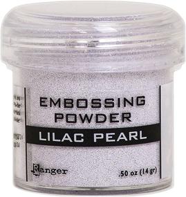 img 1 attached to 💜 Lustrous Lilac Pearl Embossing Powder for Crafters and Artists