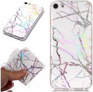 📱 dailylux ipod touch case marble: slim fit anti-scratch cover for touch 5th-7th generation – shockproof & colorful logo