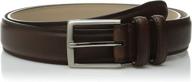 👔 cognac genuine leather microfiber lined men's accessories - belts logo