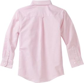 img 2 attached to 👕 IZOD Sleeve Oxford Shirt: Classic White Boys' Top for Formal & Casual Wear