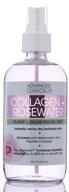 💦 advanced clinicals collagen + rosewater skin reviving face mist - non-greasy toner spray with pure rose water and natural extracts for instant hydration (8 oz) logo