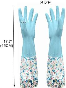 img 3 attached to Kitchen Cleaning Gloves for Women & Men - Ideal Dishwashing Glove