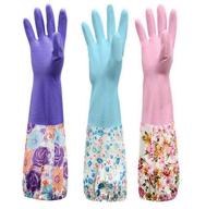 kitchen cleaning gloves for women & men - ideal dishwashing glove logo