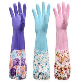 img 4 attached to Kitchen Cleaning Gloves for Women & Men - Ideal Dishwashing Glove