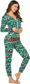 img 2 attached to Ekouaer Underwears Christmas Sweatshirt Sleepwear Women's Clothing