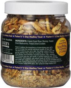 img 1 attached to 🐢 Fluker Labs SFK72020 Aquatic Turtle Medley Treat Food: 1.5oz, Pack of 4 - Nutritious and Irresistible Turtle Treats!