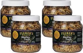 img 3 attached to 🐢 Fluker Labs SFK72020 Aquatic Turtle Medley Treat Food: 1.5oz, Pack of 4 - Nutritious and Irresistible Turtle Treats!