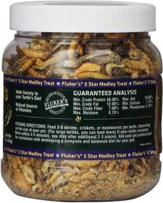 img 2 attached to 🐢 Fluker Labs SFK72020 Aquatic Turtle Medley Treat Food: 1.5oz, Pack of 4 - Nutritious and Irresistible Turtle Treats!