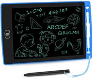 🎨 8.5-inch lcd writing tablet for toddlers - colorful doodle board, erasable electronic drawing pad for kids - educational learning toy for boys and girls, ideal gift for 2-6 year olds (dark blue) logo