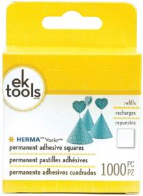 img 2 attached to 🔷 Herma Vario Permanent Adhesive Squares by EK Success Tools