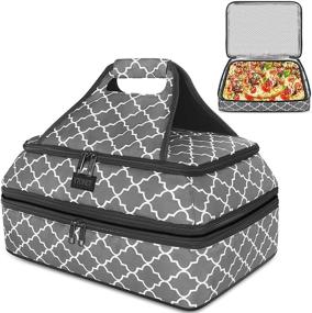 img 4 attached to Casserole Removable Carriers Tableware Insulated