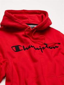 img 2 attached to Champion LIFE Pullover Hood Furry Scarlet