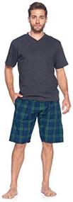 img 1 attached to Ashford Brooks Men's Pajama 👕 Set: Shorts, T-Shirt, Sleep & Lounge Attire