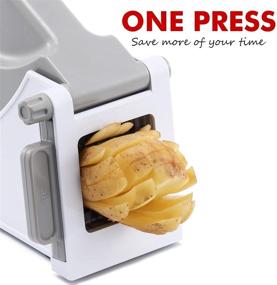 img 2 attached to 🍟 Geedel French Fry Cutter: Professional Potato Cutter for Perfect French Fries & Vegetable Chopping