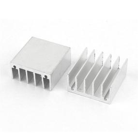 img 2 attached to Uxcell A14082500Ux0894 Silver Aluminum Radiator