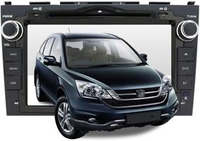 img 4 attached to Повысьте свой опыт вождения Honda CRV с 8-дюймовым сенсорным экраном Android 10.0 автомагнитолы с навигацией - включает DVD-плеер, Bluetooth, Carplay, камеру заднего вида, SD-карту и микрофон