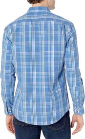 img 2 attached to 👔 Men's Clothing: Amazon Essentials Slim Fit Long Sleeve Checkered Shirt