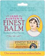 💄 premium us-made lip balm: jane austen's finest balm logo