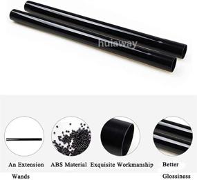 img 3 attached to 🔌 Huiaway 3 Pcs 1.25inch 32mm Vacuum Extension Wand: Replace and Extend Your Shop Vac's Reach!