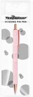 🖊️ teckwrap air release weeding tool pin pen vinyl installation - pink glitter edition logo