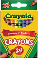 🎨 crayola crayons 24 ct (pack of 2) - colorful fun with double the crayons! logo