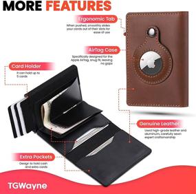 img 2 attached to 💼 TGWayne Technology Wallet: Sleek Premium Leather Card Holder for Men's Accessories