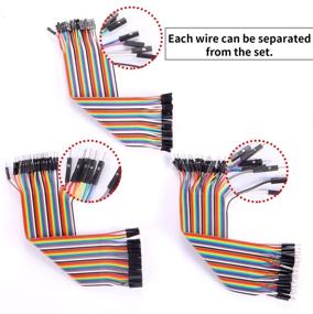 img 2 attached to 🔌 Versatile KABUDA 360 Pcs Dupont Wire Kit: Male to Female, Male to Male, Female to Female - Perfect for Arduino Projects!