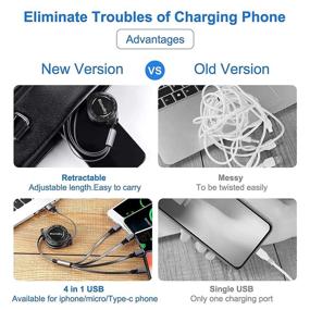 img 1 attached to Bismdky Retractable Connectors: The Ultimate Universal Compatibility Solution