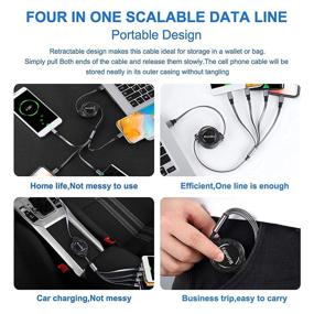 img 2 attached to Bismdky Retractable Connectors: The Ultimate Universal Compatibility Solution