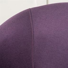img 2 attached to 🪑 Plush and Stylish: Christopher Knight Home Cosette Fabric Arm Chair in Rich Plum Shade