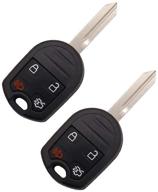 🔑 drivestar set of 2 keyless entry remote car key fob replacements cwtwb1u793 for ford f-150/f-350/explorer and lincoln mkx ls, mercury mariner logo